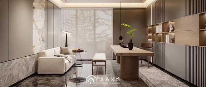 半岛官网贸易装修：卓马打造贸易空间的本性化与功用化并重(图2)